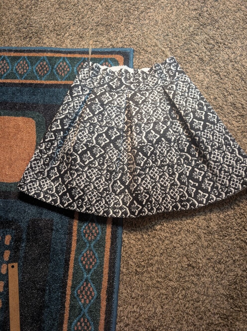 Geometric Mini Skirt